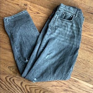 Women’s Distressed Black BDG Slim Straight Jeans